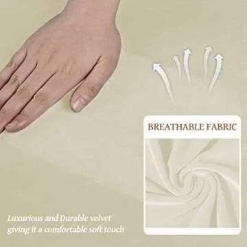 Luxurious WEERRW Velvet Sofa Covers for 3 Cushion Sofas