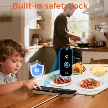 IPX9 Waterproof Electric Food Warming Tray (24"x16"), 6-Level Temp Control