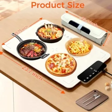 Portable Warming Mat for Food - Waterproof Food Tray