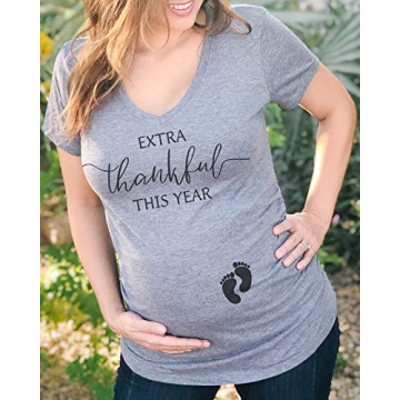 Thanksgiving Women's Maternity Shirt for Announcements