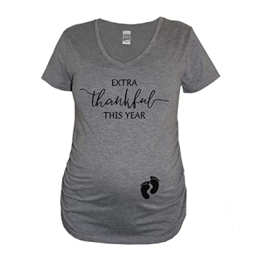 Thanksgiving Women's Maternity Shirt for Announcements