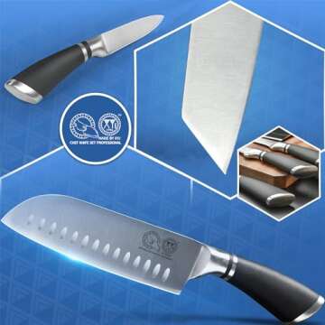 XYJ Knives Authentic Since 1986,Chef Knife Professional Set with Bag,Cleaver Butcher Knife for Meat Cutting Bag