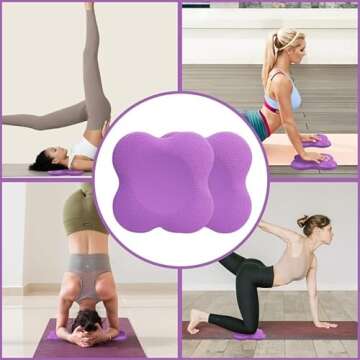 Yflingjie Extra Thick Yoga Cushions for Knees and Elbows