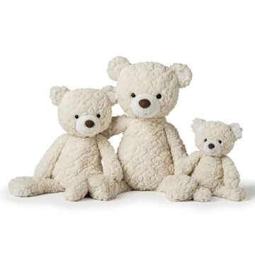 Mary Meyer Putty Bear Medium Teddy Bear Soft Toy, Cream