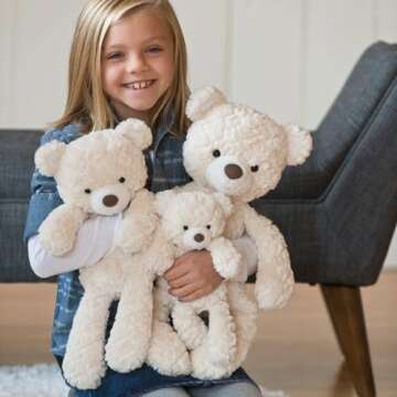 Mary Meyer Putty Bear Medium Teddy Bear Soft Toy, Cream