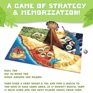 Dinosaur Escape Cooperative Game for Kids Ages 4 Plus