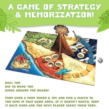 Dinosaur Escape Cooperative Game for Kids Ages 4 Plus