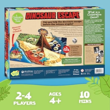 Dinosaur Escape Cooperative Game for Kids Ages 4 Plus