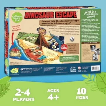 Dinosaur Escape Cooperative Game for Kids Ages 4 Plus