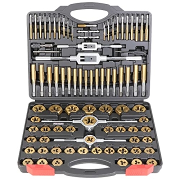 WYNNsky Complete Threading Die and Tap Set: 86 Pieces
