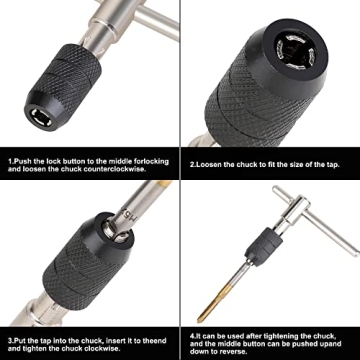 WYNNsky 86-Piece Die and Tap Set for Threading