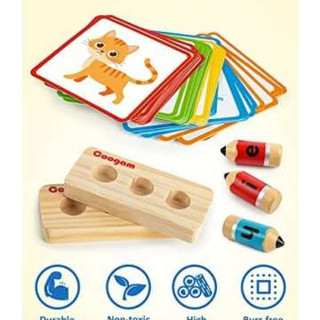 Coogam Educational Flashcards for Spelling Skills