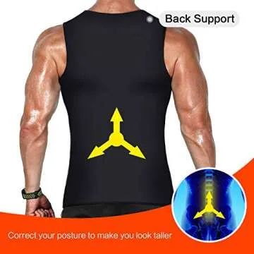Cimkiz Sauna Vest for Men - Premium Compression Workout Gear