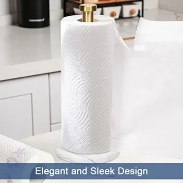 NearMoon Standing Paper Towel Holder for Kitchen and Bath