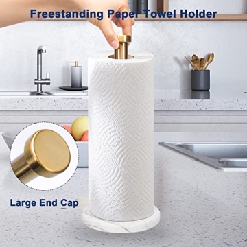NearMoon Standing Paper Towel Holder for Kitchen and Bath