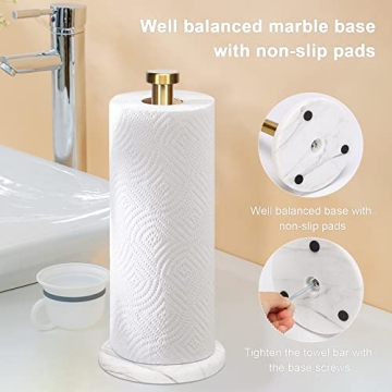 NearMoon Standing Paper Towel Holder for Kitchen and Bath