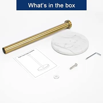 NearMoon Standing Paper Towel Holder for Kitchen and Bath