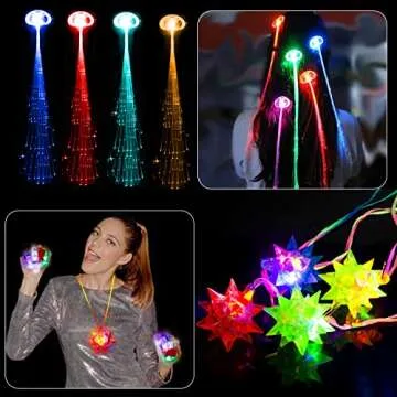 MIBOTE 83Pcs LED Glow in the Dark Party Supplies
