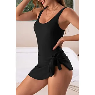 Stylish Eomenie One Piece Swimdress for All Body Types