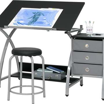 Adjustable Drafting Table for Artists and Designers