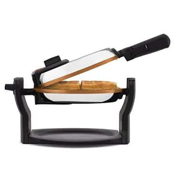 BELLA Copper Waffle Maker for Perfect Belgian Waffles