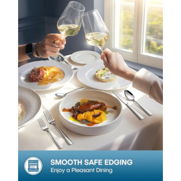 Stapava 24-Piece Silverware Set with Steak Knives for 4