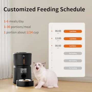 Automatic Cat Feeder for Precise Pet Meal Management