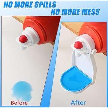 HINSOCHA Laundry Detergent Cup Holder Drip Tray 2-Pack