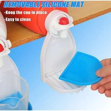 HINSOCHA Laundry Detergent Cup Holder Drip Tray 2-Pack