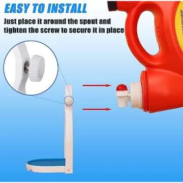 HINSOCHA Laundry Detergent Cup Holder Drip Tray 2-Pack