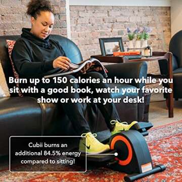 Cubii PRO Under Desk Elliptical Mini Exercise Bike