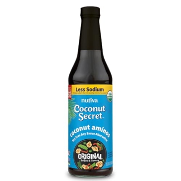 Coconut Secret Coconut Aminos - 16.9 fl oz - Low Sodium Soy Sauce Alternative, Organic and Gluten-Fr...