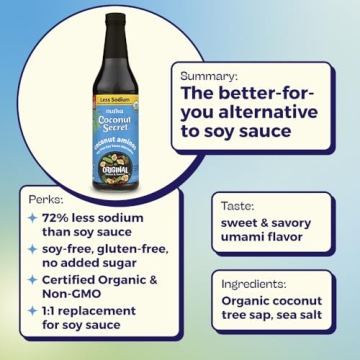 Coconut Secret Coconut Aminos Low Sodium Soy Sauce Alternative