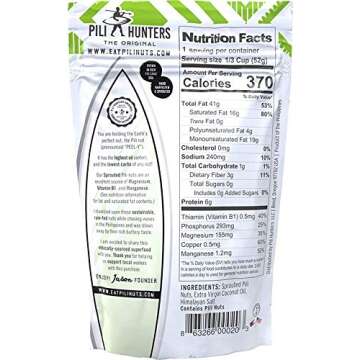 Pili Hunters Variety Pack Pili Nuts - Coconut Oil & Spicy Chili Flavor - Vegan & Keto Snack for Low Carb Energy - As Seen on Shark Tank (Pack of 2)