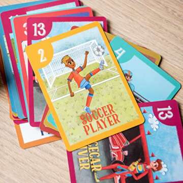 Upbounders Sports Go Fish Cards for Toddlers' Learning Fun