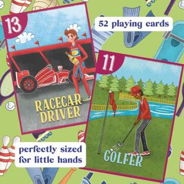 Upbounders Sports Go Fish Cards for Toddlers' Learning Fun