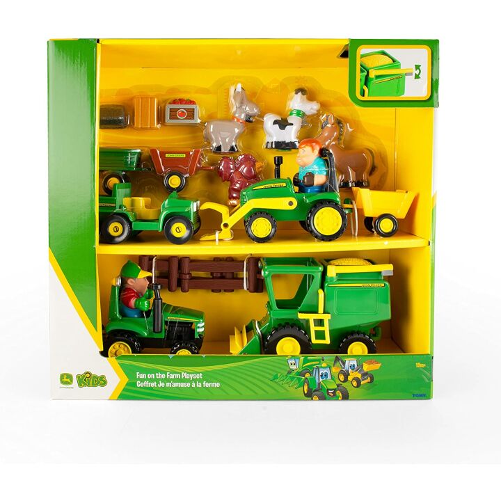 John Deere Farm Playset with Vehicles & Animals
