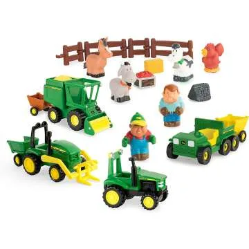 John Deere Farm Playset with Vehicles & Animals