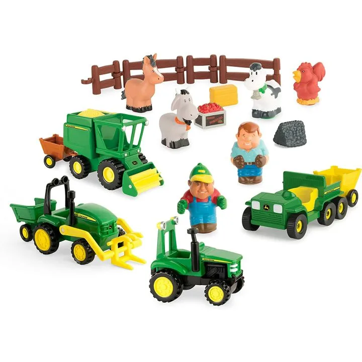 John Deere Farm Playset with Vehicles & Animals