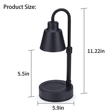 Flame-Free Candle Warmer Lamp with Adjustable Heat