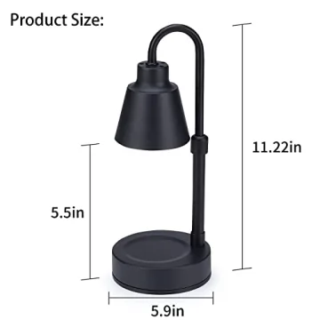 Flame-Free Candle Warmer Lamp with Adjustable Heat