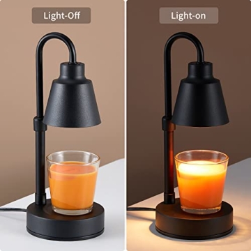 Flame-Free Candle Warmer Lamp with Adjustable Heat
