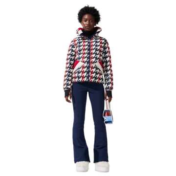 Perfect Moment, Goggles, UNI, Stripe - Red/Snow White/Navy