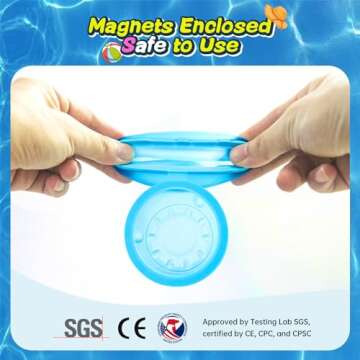 Hiliop 16PCS Reusable Water Balloons for Kids Adults, Silicone Refillable Water Balloons Self Sealing Water Balloons Quick Fill with Magnetic & Mesh Bag