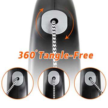 EC.TEAK Retractable Dog Leash for Active Dogs