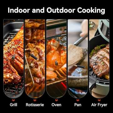 Meatmeet Pro Smart WiFi Wireless Meat Thermometer, Unlimited Range, Improved Stability, Ultra-Thin Probe, Bluetooth Digital Food Thermometer for Remote Monitoring of Oven/Kitchen/BBQ/Grill/Rotisserie