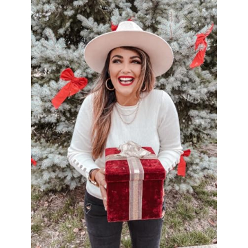 Stylish Newshows Women's Knit Business Sweater Fall Top 2024