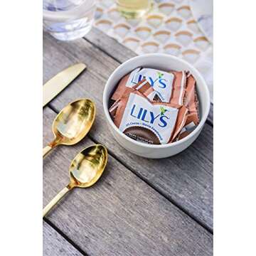 Dark Chocolate Peanut Butter Cups by Lily's Sweets | Made with Stevia, No Added Sugar, Low-Carb, Keto-Friendly Christmas Candy | Fair Trade, Gluten-Free & Non-GMO | 3 Pack, 3.2 Oz