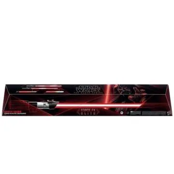 STAR WARS The Black Series Darth Vader Force FX Elite Lightsaber with Advanced LED and Sound Effects...