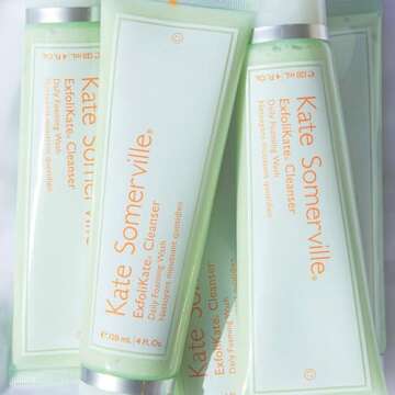 Kate Somerville ExfoliKate Cleanser – Daily Exfoliating Foaming Face Wash – Clinically Formulated Glycolic Acid and Lactic Acid Gentle Facial Scrub, 1.7 Fl Oz